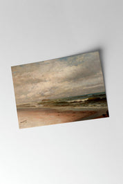 Rustic Coastal Beach Art print. Frame not included. 11x14 inches.