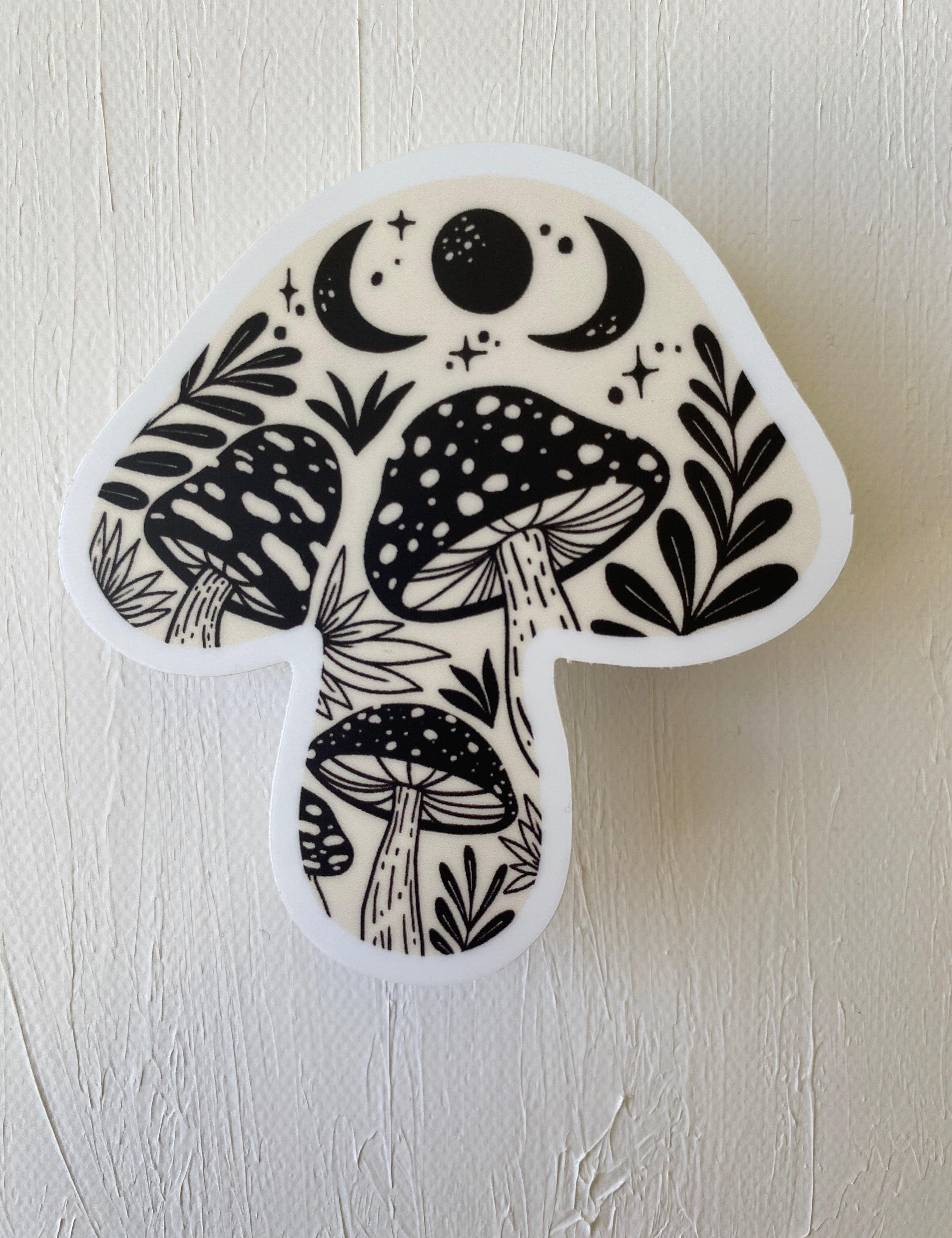 Fancy Mushroom | Sticker - Sunday Golden