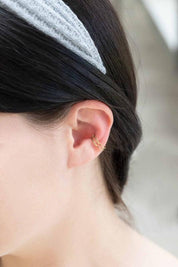 Double the Gold Ear Cuff - Sunday Golden