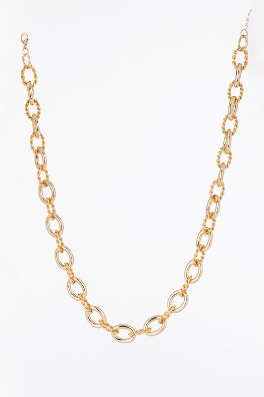 Bold Gold Chain Necklace - Sunday Golden