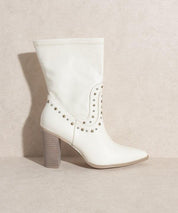 Paris - Studded Boots - Sunday Golden