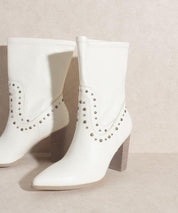 Paris - Studded Boots - Sunday Golden