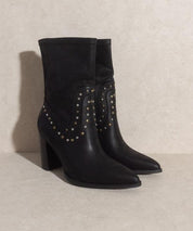 Paris - Studded Boots - Sunday Golden