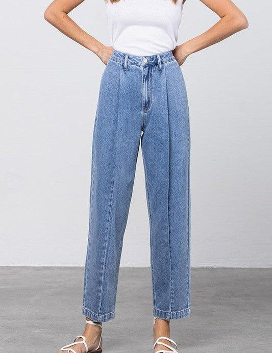 HI-WAIST SLOUCH JEANS - Sunday Golden