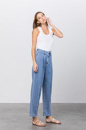 HI-WAIST SLOUCH JEANS - Sunday Golden