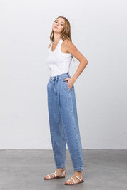 HI-WAIST SLOUCH JEANS - Sunday Golden