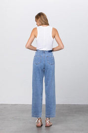 HI-WAIST SLOUCH JEANS - Sunday Golden