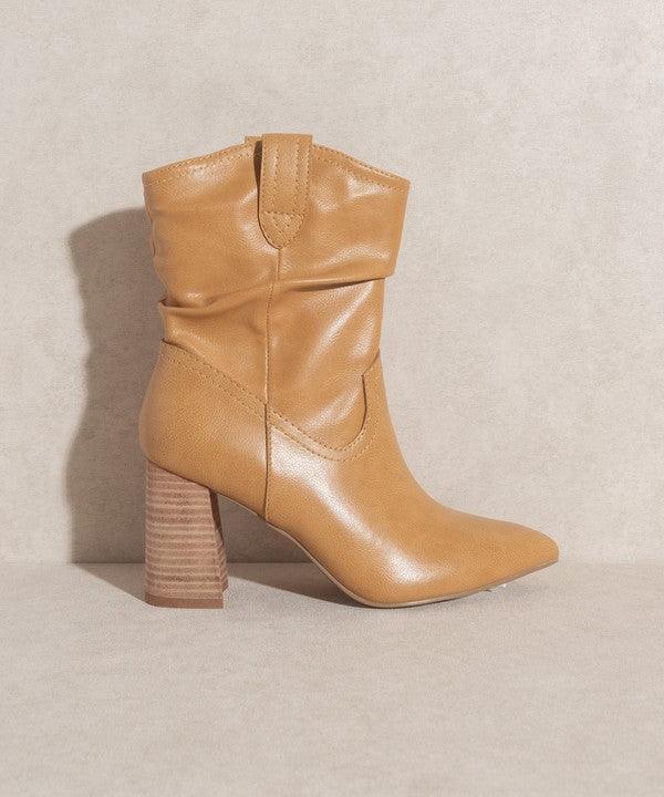 Mavis - Western Style Bootie - Sunday Golden