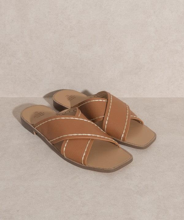 Stella - Criss Cross Sandal - Sunday Golden