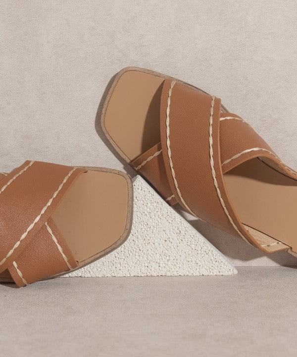 Stella - Criss Cross Sandal - Sunday Golden