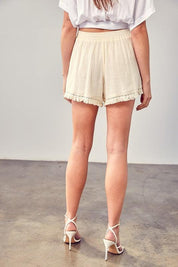 Kodi Fringe Shorts - Sunday Golden