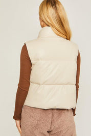 Emma Lou Padded Vest - Sunday Golden