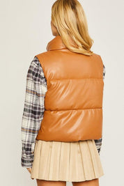 Emma Lou Padded Vest - Sunday Golden