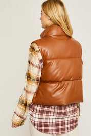 Emma Lou Padded Vest - Sunday Golden