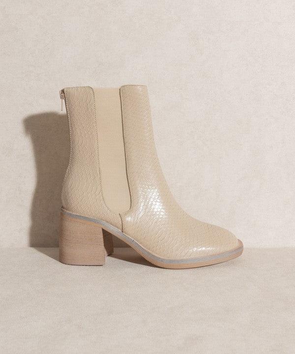 Olivia - Chelsea Heel Boots - Sunday Golden