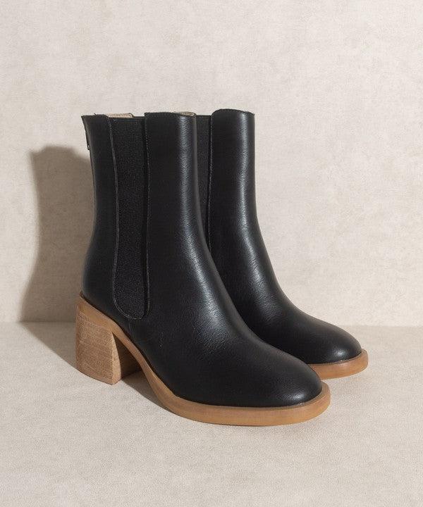 Olivia - Chelsea Heel Boots - Sunday Golden