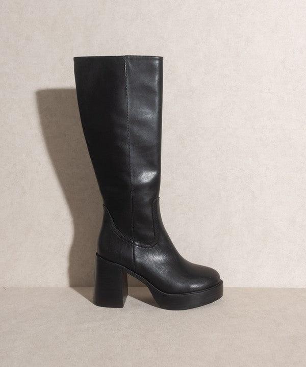 Juniper - Platform Knee-High Boots - Sunday Golden