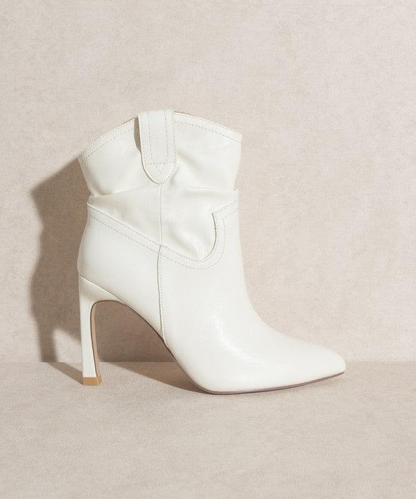 Kate - Slim Heel Booties - Sunday Golden