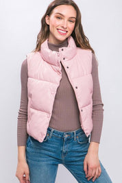 Emma Lou Padded Vest - Sunday Golden