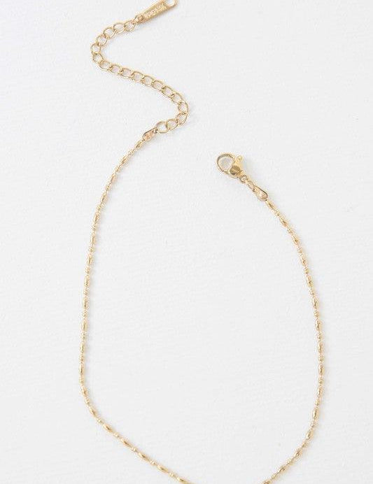 Mini Gold Bead Chain Necklace - Sunday Golden