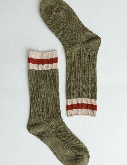 Color Block Socks - Sunday Golden