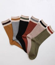 Color Block Socks - Sunday Golden