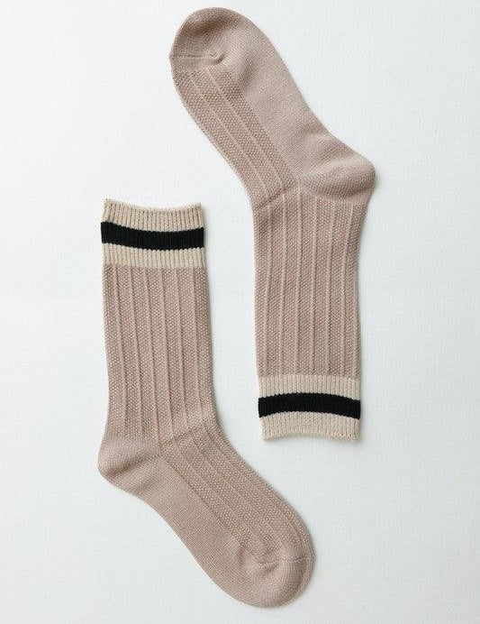 Color Block Socks - Sunday Golden