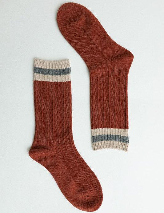 Color Block Socks - Sunday Golden