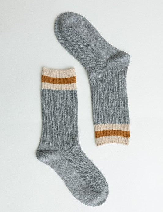 Color Block Socks - Sunday Golden