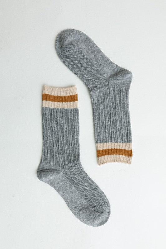 Color Block Socks - Sunday Golden