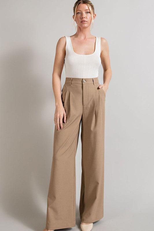 Juliana Straight Leg Pants - Sunday Golden