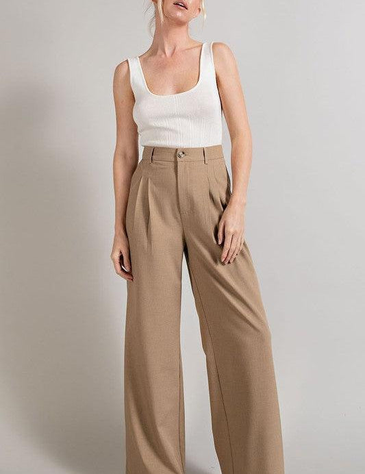 Juliana Straight Leg Pants - Sunday Golden