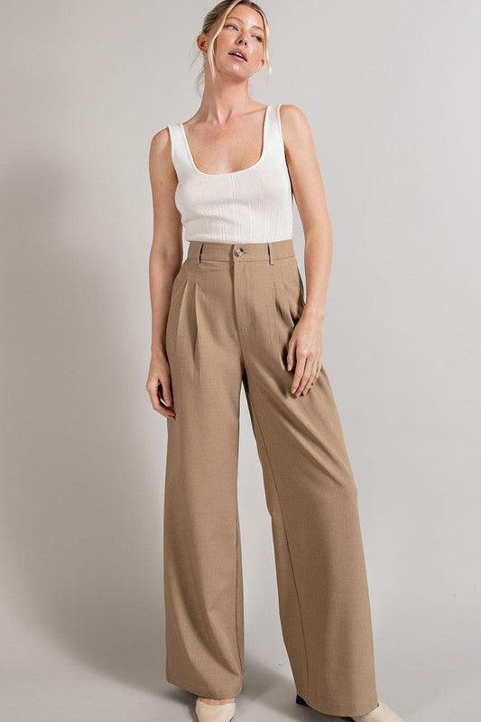 Juliana Straight Leg Pants - Sunday Golden