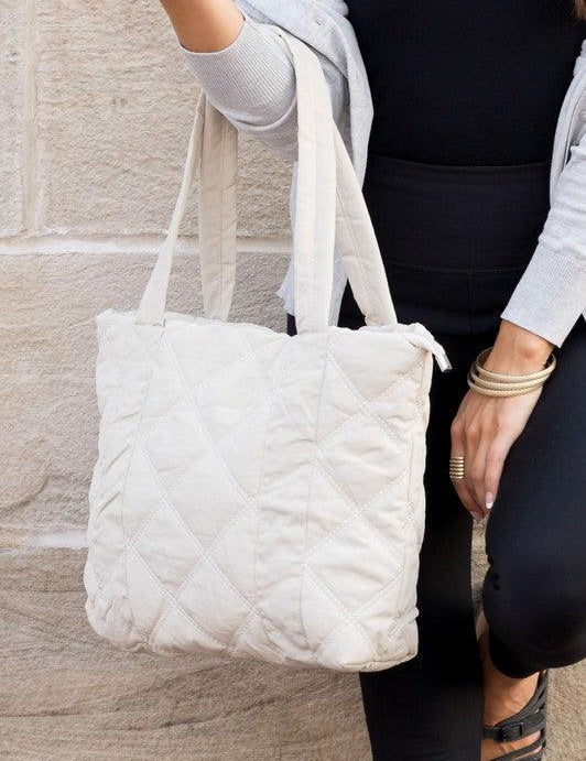 Oakly Quilted Tote - Sunday Golden