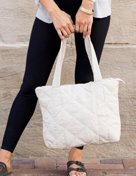 Oakly Quilted Tote - Sunday Golden