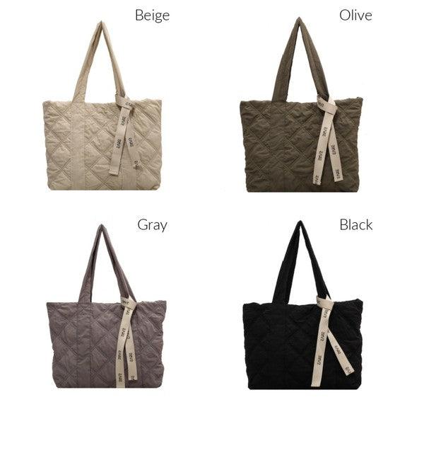 Oakly Quilted Tote - Sunday Golden