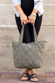 Oakly Quilted Tote - Sunday Golden