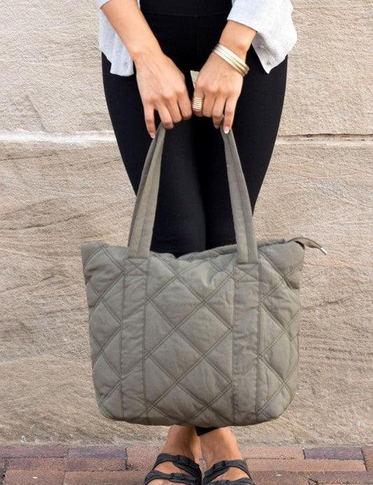 Oakly Quilted Tote - Sunday Golden