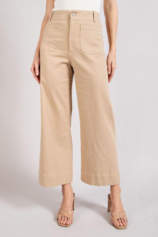 Lena Wide Leg Pants - Sunday Golden