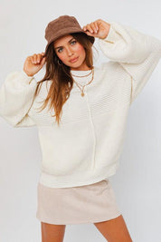 Rocky Ribbed Knitted Sweater | 2 Colors - Sunday Golden