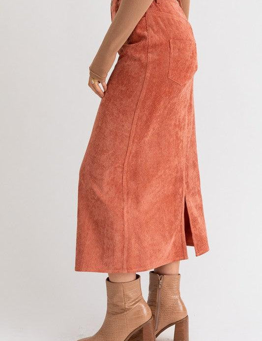 Camden Corduroy Maxi Skirt - Sunday Golden