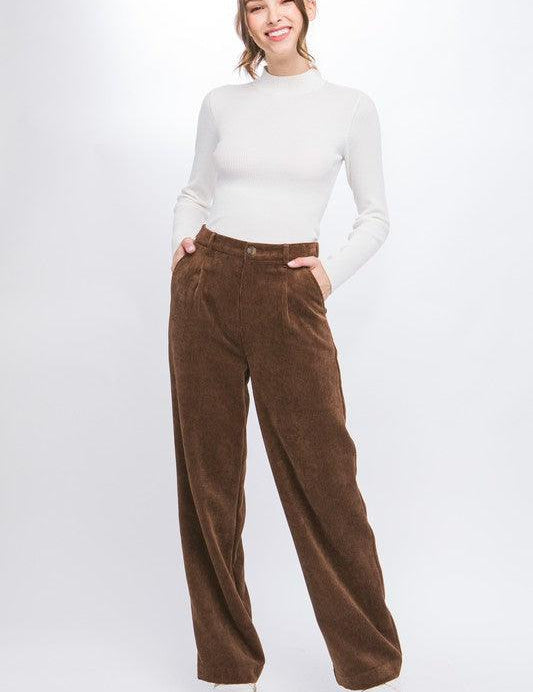 Billy Corduroy Trouser Pants - Sunday Golden