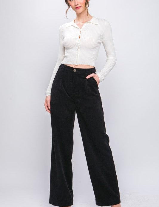 Billy Corduroy Trouser Pants - Sunday Golden