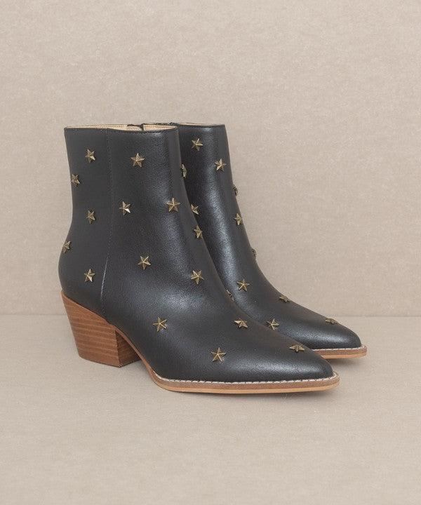 Ivanna - Star Studded Western Boots - Sunday Golden