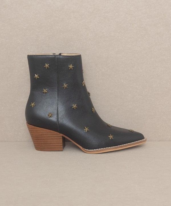 Ivanna - Star Studded Western Boots - Sunday Golden