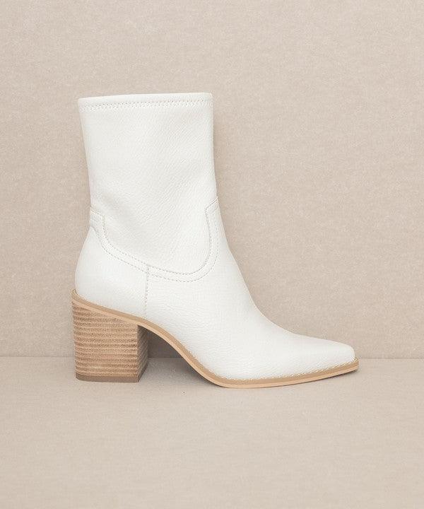 OASIS SOCIETY Vienna - Sleek Ankle Hugging Booties - Sunday Golden