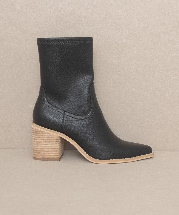 OASIS SOCIETY Vienna - Sleek Ankle Hugging Booties - Sunday Golden