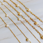 Talia Freshwater Pearl Long Chain Necklace