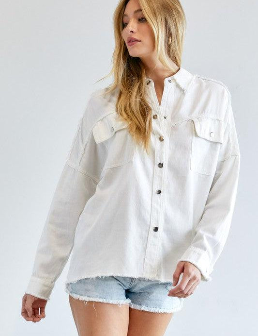 Everly Button Down Shirts - Sunday Golden