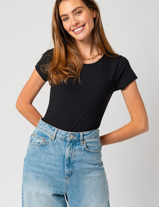 Ryder Round Neck Short Sleeve Bodysuit